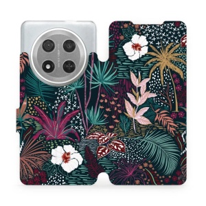 Flipové pouzdro Mobiwear - Honor Magic7 Lite 5G - VP13S Temná flóra