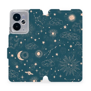 Flipové pouzdro Mobiwear - Realme 14 5G - VP14S Magický vesmír