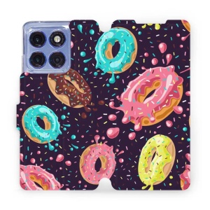 Flipové pouzdro Mobiwear - Motorola Edge 60 Pro - VP19S Donutky