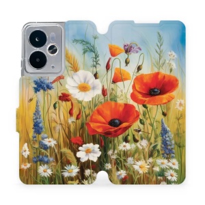 Flipové pouzdro Mobiwear - Realme 14T 5G - VP43S Letní louka