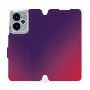 Flipové pouzdro Mobiwear - Realme 14 5G - VP67S Fialový a růžový odstín