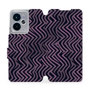 Flipové pouzdro Mobiwear - Realme 14T 5G - VA55S Fialové klikyháky