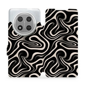 Flipové pouzdro Mobiwear - Honor Magic7 Lite 5G - VA63S Vlnky a linky