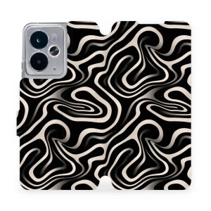 Flipové pouzdro Mobiwear - Realme 14T 5G - VA63S Vlnky a linky