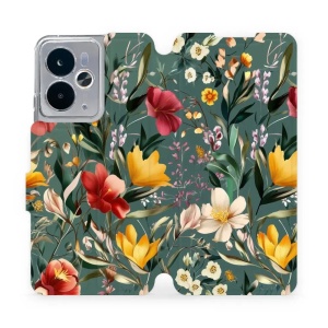 Flipové pouzdro Mobiwear - Realme 14T 5G - VP71S Na zelené louce
