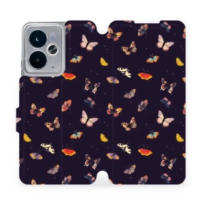 Flipové pouzdro Mobiwear - Realme 14T 5G - VP78S Barevní motýlci