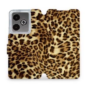 Flipové pouzdro Mobiwear - Realme GT 7 - VA33P Leopardí vzor