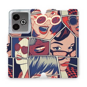 Flipové pouzdro Mobiwear - Realme GT 7 - VP18P Komiks
