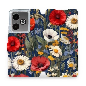 Flipové pouzdro Mobiwear - Realme GT 7 - VP46S Temná louka