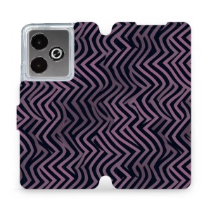 Flipové pouzdro Mobiwear - Realme GT 7 - VA55S Fialové klikyháky