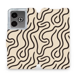 Flipové pouzdro Mobiwear - Realme GT 7 - VA60S Linky