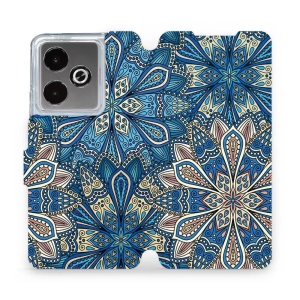 Flipové pouzdro Mobiwear - Realme GT 7T - V108P Modré mandala květy