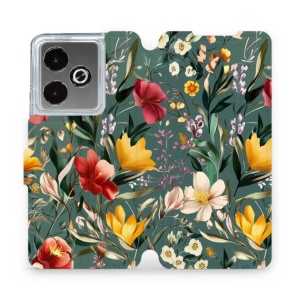 Flipové pouzdro Mobiwear - Realme GT 7T - VP71S Na zelené louce