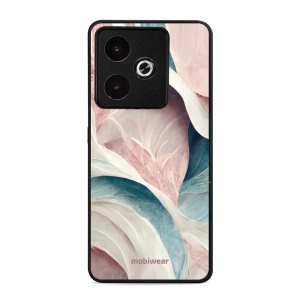 Lesklý kryt Mobiwear Glossy - Realme GT 7 - G026G - Růžový a zelenkavý mramor