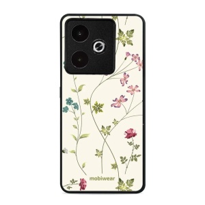 Lesklý kryt Mobiwear Glossy - Realme GT 7 - G035G - Tenké rostlinky s květy