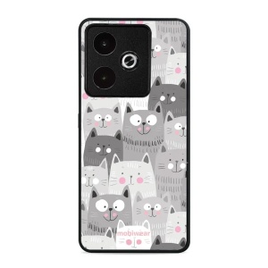Lesklý kryt Mobiwear Glossy - Realme GT 7 - G045G - Kočičky