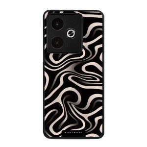 Lesklý kryt Mobiwear Glossy - Realme GT 7 - GA63G Vlnky a linky