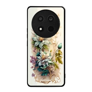 Lesklý kryt Mobiwear Glossy - Honor Magic7 Lite 5G - G014G Krémové květy