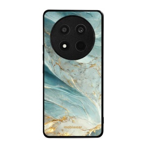 Lesklý kryt Mobiwear Glossy - Honor Magic7 Lite 5G - G022G Zelenkavý a zlatavý mramor