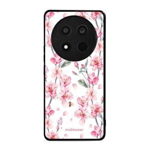Lesklý kryt Mobiwear Glossy - Honor Magic7 Lite 5G - G033G - Růžové květy