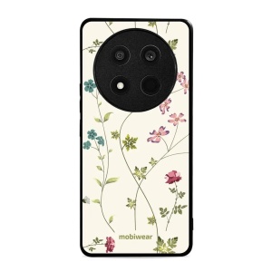 Lesklý kryt Mobiwear Glossy - Honor Magic7 Lite 5G - G035G - Tenké rostlinky s květy