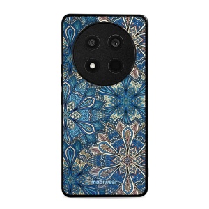 Lesklý kryt Mobiwear Glossy - Honor Magic7 Lite 5G - G038G - Modré mandala květy