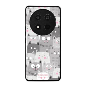 Lesklý kryt Mobiwear Glossy - Honor Magic7 Lite 5G - G045G - Kočičky