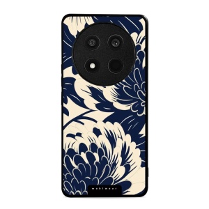 Lesklý kryt Mobiwear Glossy - Honor Magic7 Lite 5G - GA40G Modré a béžové květy
