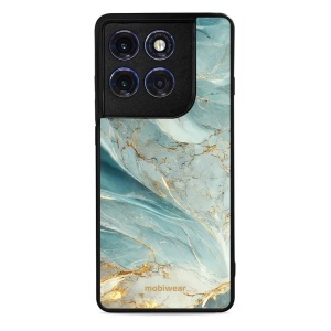 Lesklý kryt Mobiwear Glossy - Motorola Edge 60 Pro - G022G Zelenkavý a zlatavý mramor