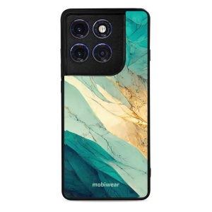 Lesklý kryt Mobiwear Glossy - Motorola Edge 60 Pro - G024G - Zlatavý a zelenkavý mramor