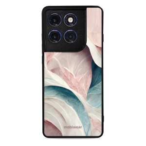 Lesklý kryt Mobiwear Glossy - Motorola Edge 60 Pro - G026G - Růžový a zelenkavý mramor