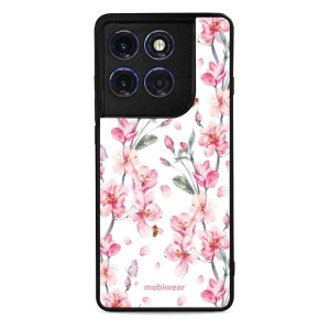 Lesklý kryt Mobiwear Glossy - Motorola Edge 60 Pro - G033G - Růžové květy
