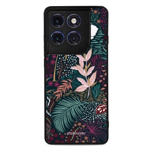 Lesklý kryt Mobiwear Glossy - Motorola Edge 60 Pro - G043G - Temná flóra