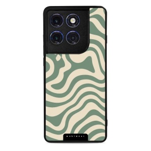 Lesklý kryt Mobiwear Glossy - Motorola Edge 60 Pro - GA57G Zelené a béžové zkrouceniny