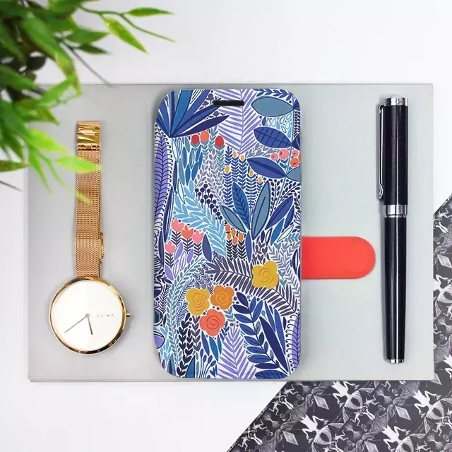 Flipové pouzdro Mobiwear - Xiaomi Redmi Note 12S - MP03P Modrá květena