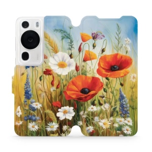 Flipové pouzdro Mobiwear - Huawei P60 Pro - VP43S Letní louka