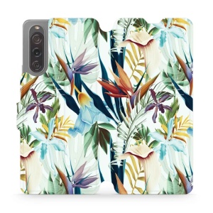 Flipové pouzdro Mobiwear - Sony Xperia 10 V - M071P Flóra