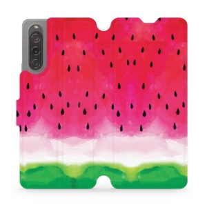 Flipové pouzdro Mobiwear - Sony Xperia 10 V - V086S Melounek