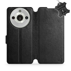Kožené flip pouzdro Mobiwear - Realme 11 Pro - Černé