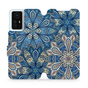 Flipové pouzdro Mobiwear - Xiaomi Redmi Note 12S - V108P Modré mandala květy