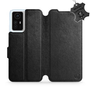 Kožené flip pouzdro Mobiwear - Xiaomi Redmi Note 12S - Černé