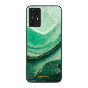 Lesklý kryt Mobiwear Glossy - Xiaomi Redmi Note 12S - G023G - Zelený mramor