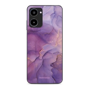 Lesklý kryt Mobiwear Glossy - Realme 10 - G050G - Fialový mramor