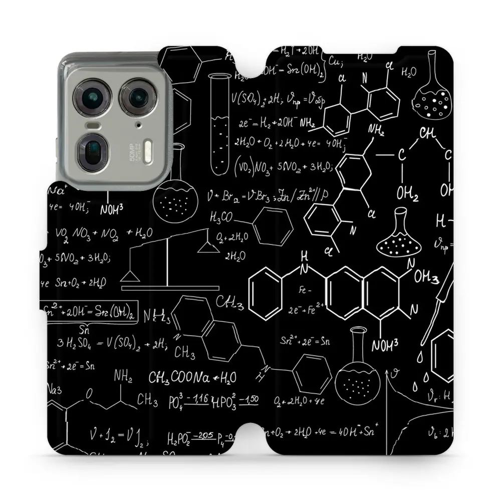 Flipové pouzdro Mobiwear - Motorola Edge 50 Ultra - V060P Vzorečky