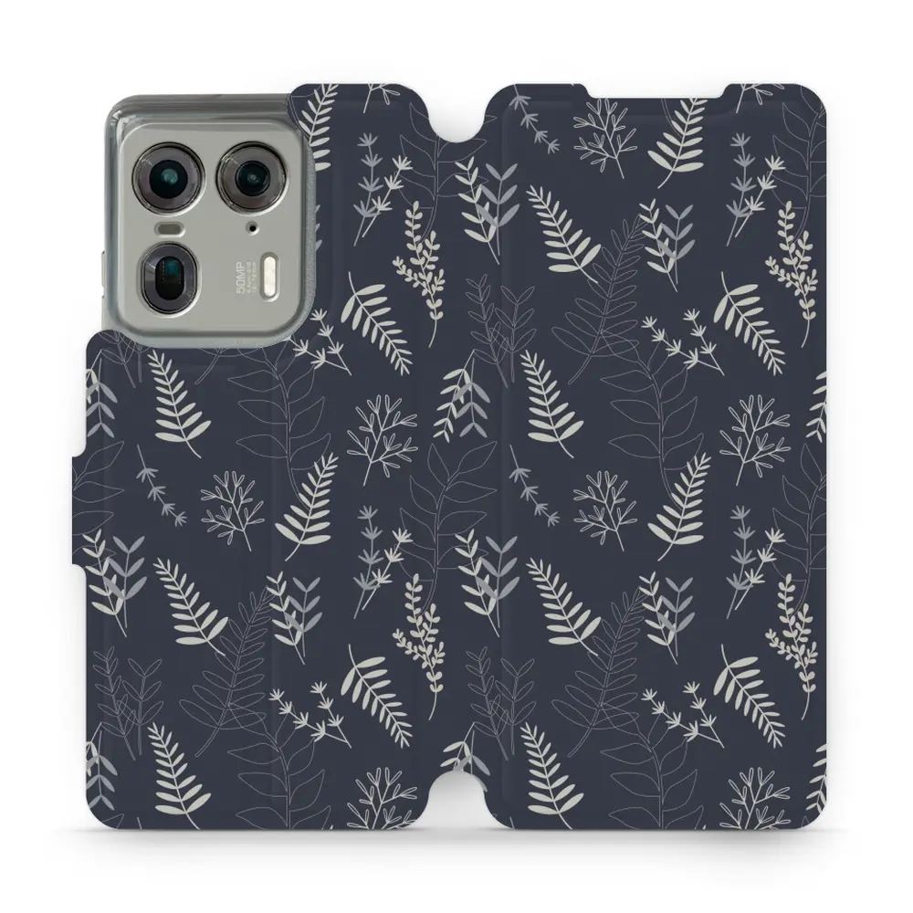 Flipové pouzdro Mobiwear - Motorola Edge 50 Ultra - VP15S Kapradiny