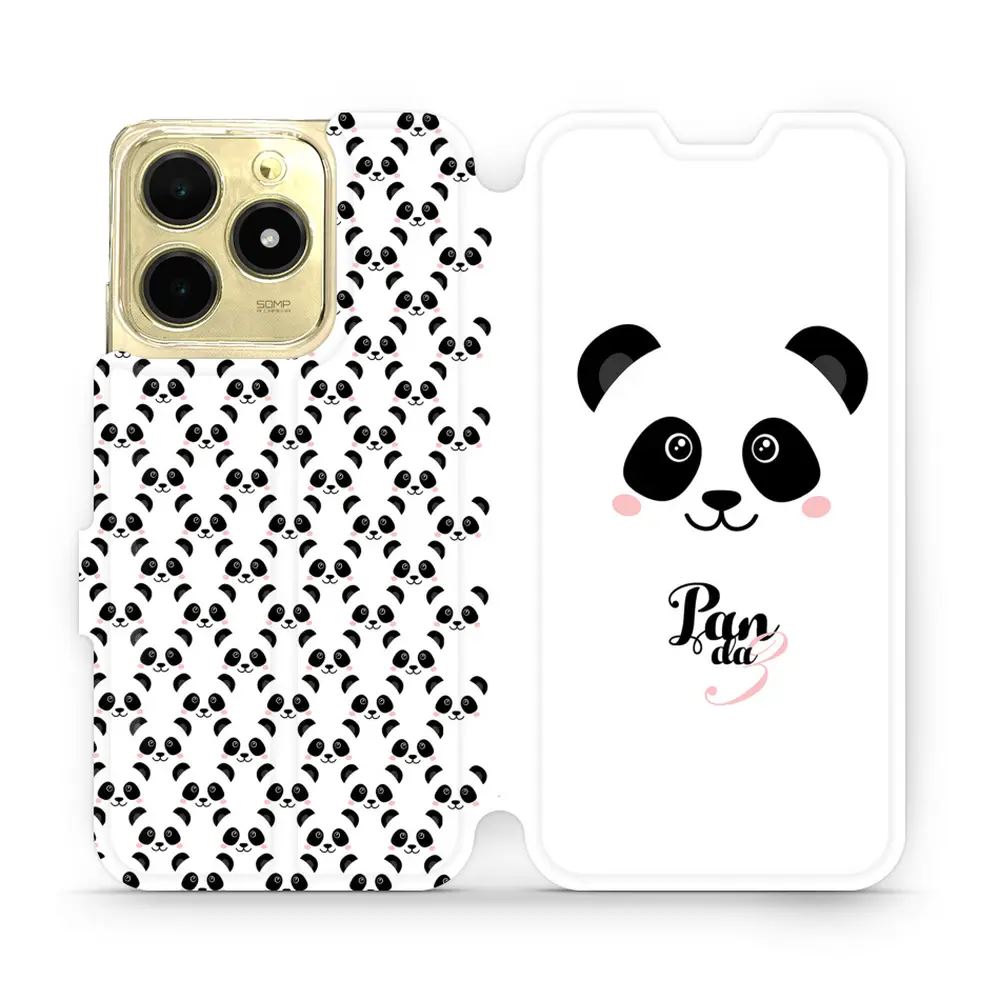 Flipové pouzdro Mobiwear - Realme C61 - M030P Panda Amálka