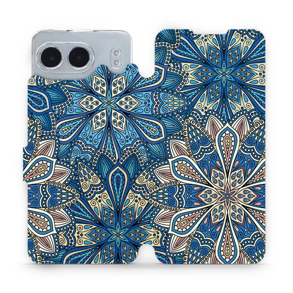 Flipové pouzdro Mobiwear - OnePlus Nord 4 5G - V108P Modré mandala květy