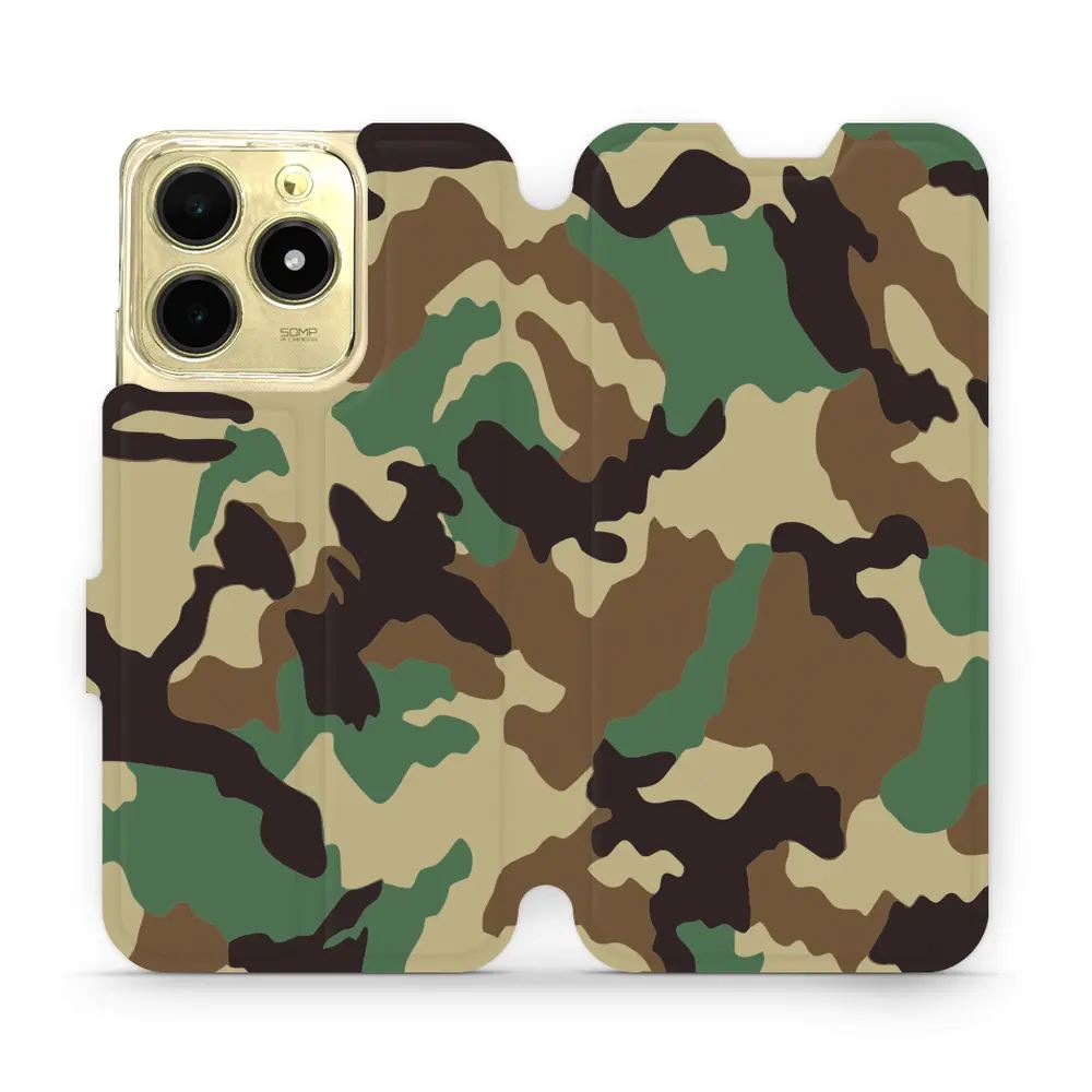 Flipové pouzdro Mobiwear - Realme C61 - V111P Maskáče
