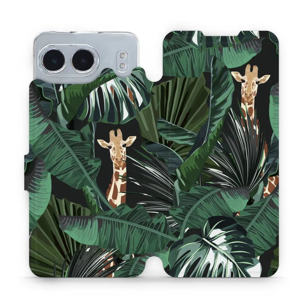 Flipové pouzdro Mobiwear - OnePlus Nord 4 5G - VP06P Žirafky