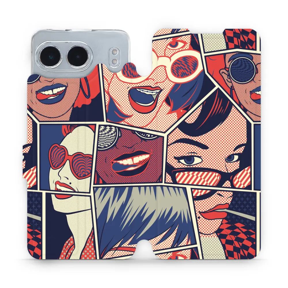 Flipové pouzdro Mobiwear - OnePlus Nord 4 5G - VP18P Komiks